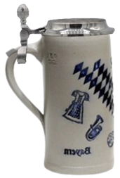 Rautenkrug Bayern 0,5 L mit Deckel
