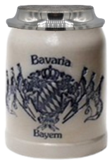 Bavaria 0,5 L mit Deckel