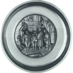 Spitzweg Wandteller Die Serenade