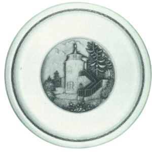 Grenzlandturm-Teller 13 cm