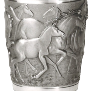 Pferde-Becher mit Fuß