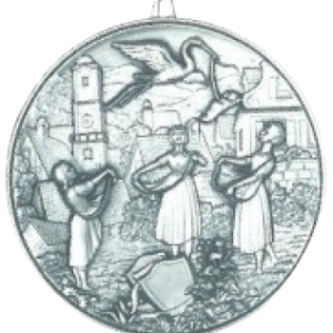 "Spitzweg-Teller „Klapperstorch"" 24 cm"