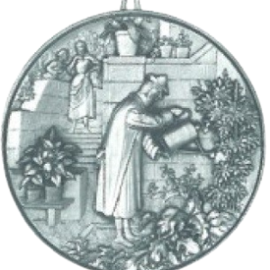 "Spitzweg-Teller „Gartenfreund"" 24 cm"