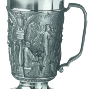 Alpenland-Pokal mit Henkel