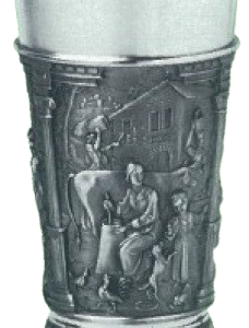 Rustikaler Bierbecher