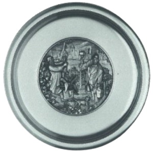 "Spitzweg-Teller „Jugendfreunde"" 19 cm"