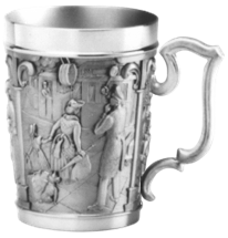 Beamten-Becher mit Henkel