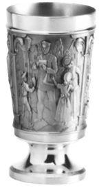 Beamten-Becher mit Fuß