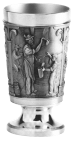 Nahrungsmittelhandwerker-Becher mit Fuß