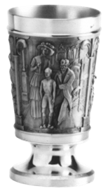 Ärzte-Becher mit Fuß