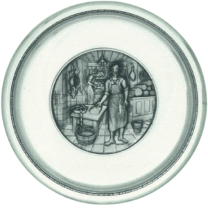 "Nahrungsmittelhandwerk-Teller „Metzger"" 19 cm"