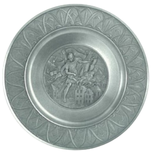 Florian-Teller mit Zierrand 19 cm